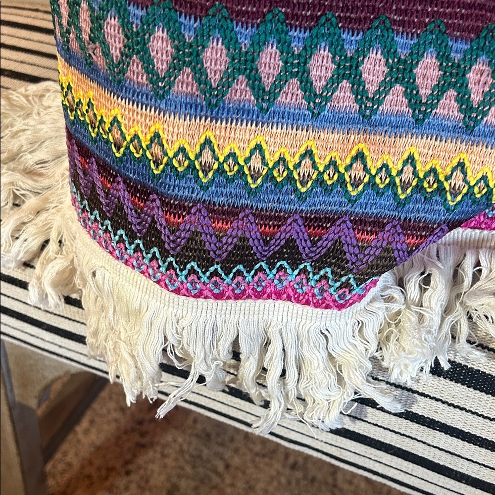 Colorful Patterned Mini Dress - Picture 2 of 4